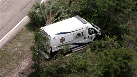 Grand Theft Ambulance: Suspect’s bumpy ride ends in crashes and cuffs in Broward County; woman arrested